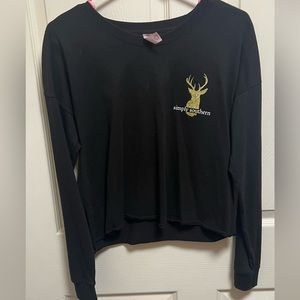 Cute crop top simply Southern long sleeve